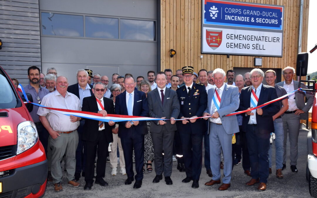 INAUGURATION du 08 juin |  Le nouvel Atelier communal ainsi que le Centre d’Incendies et de Secours à Schwebach ont été officiellement inaugurés.