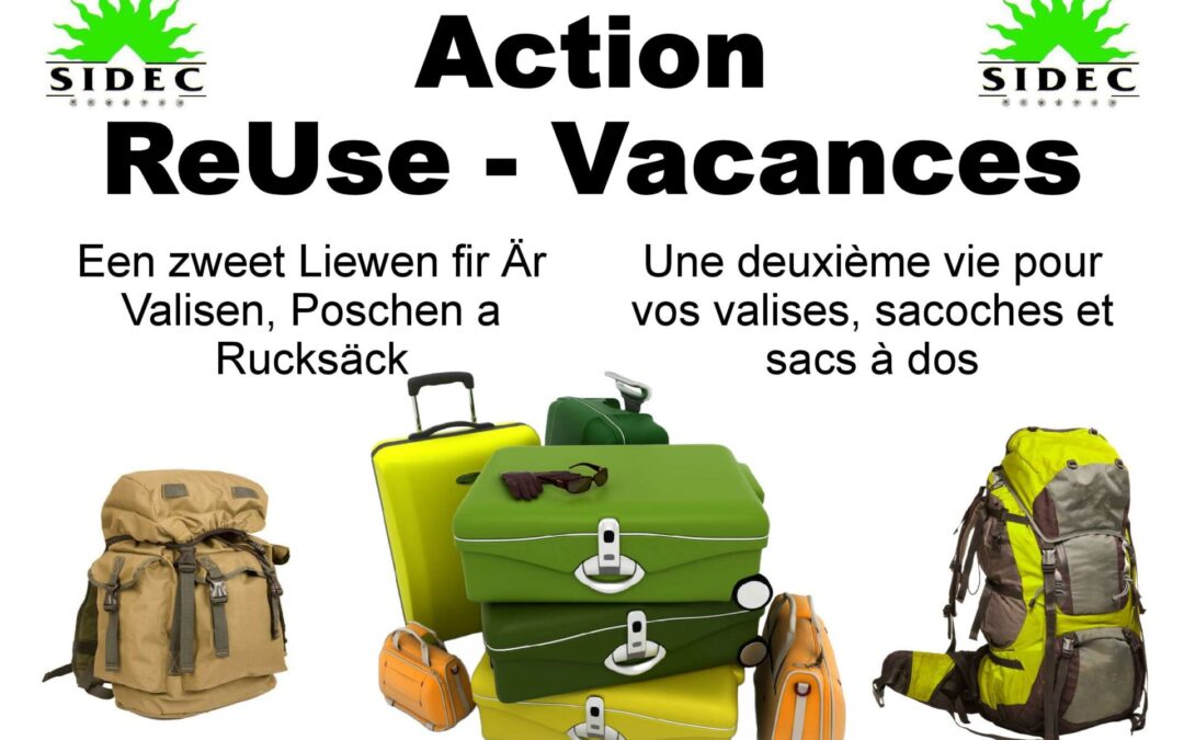 Action ReUse-Vacances│SIDEC