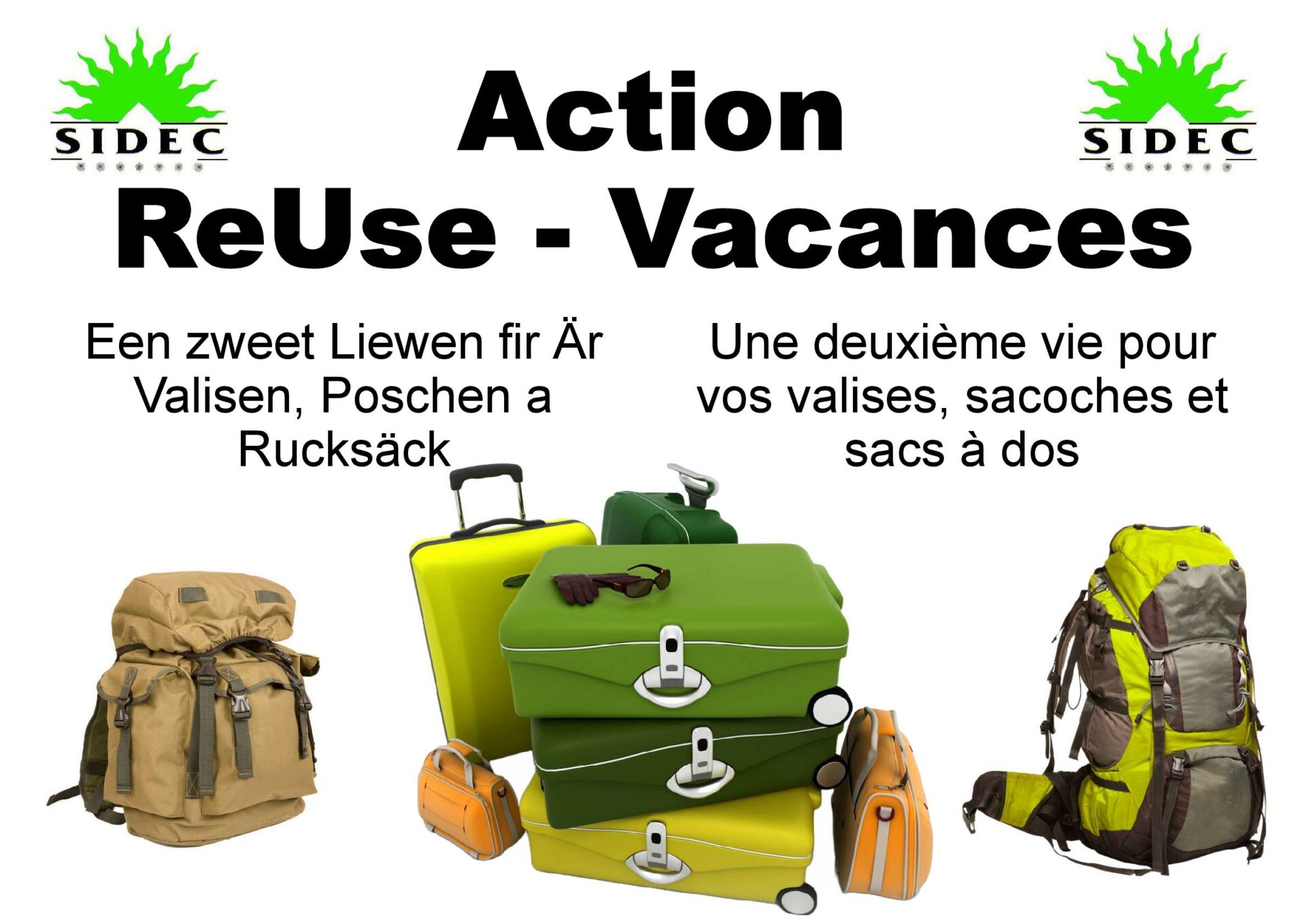 Action ReUse-Vacances│SIDEC