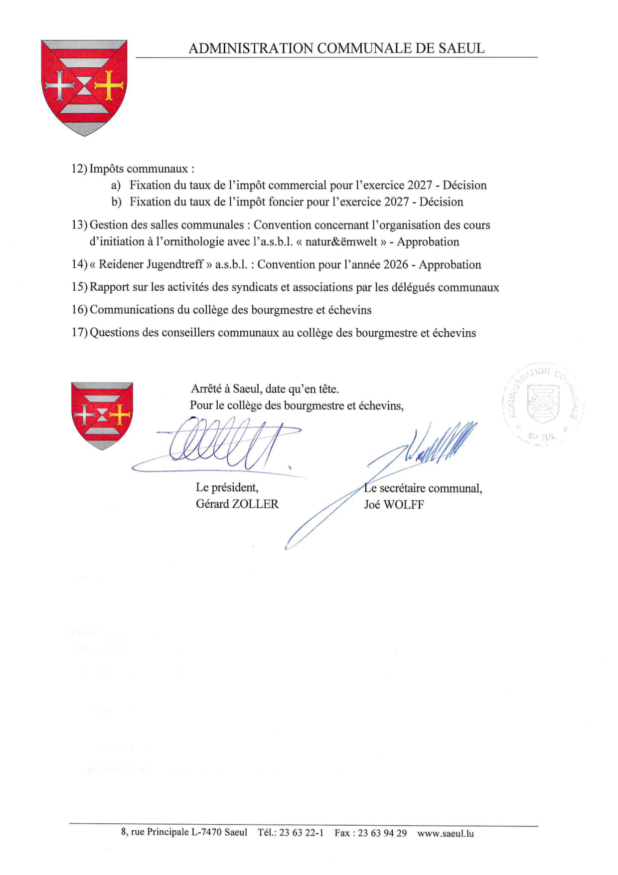 Convocation CC SAEUL 28.09.2026 20h00_2